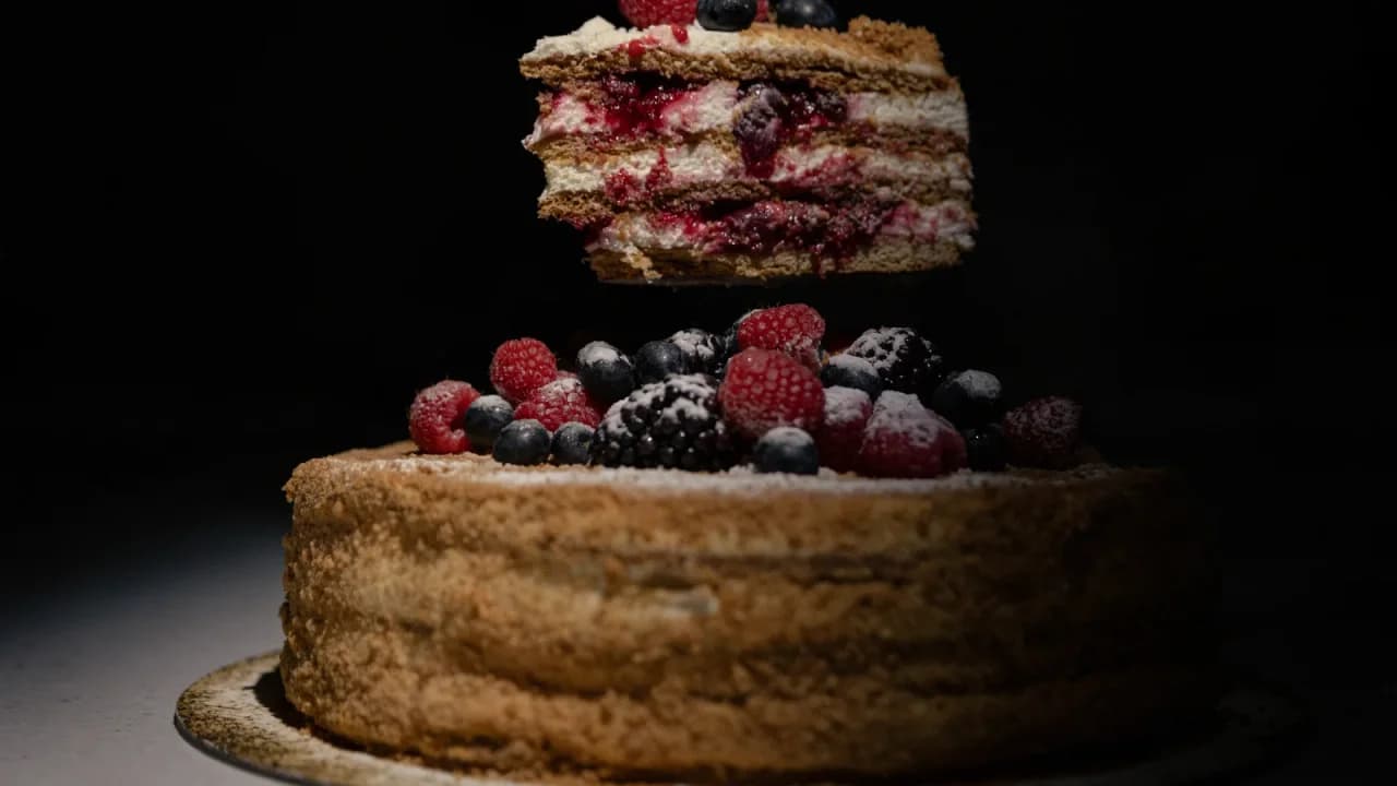 Cherry Honey Cake
